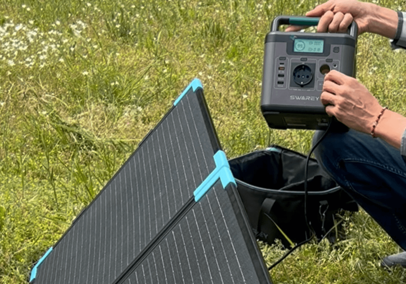 30л Хладилник комплект с 500w соларна станция и 100w панел - Image 4