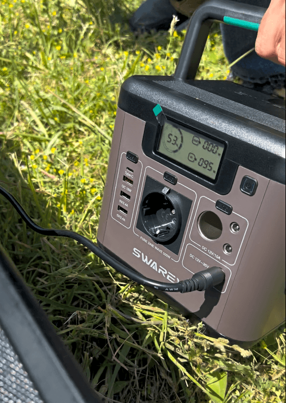 30л Хладилник комплект с 500w соларна станция и 100w панел - Image 6