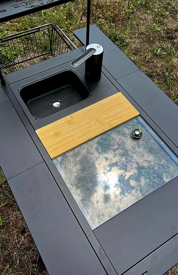 Модулна къмпинг кухня Portable Comfort със светещ плот - Image 8