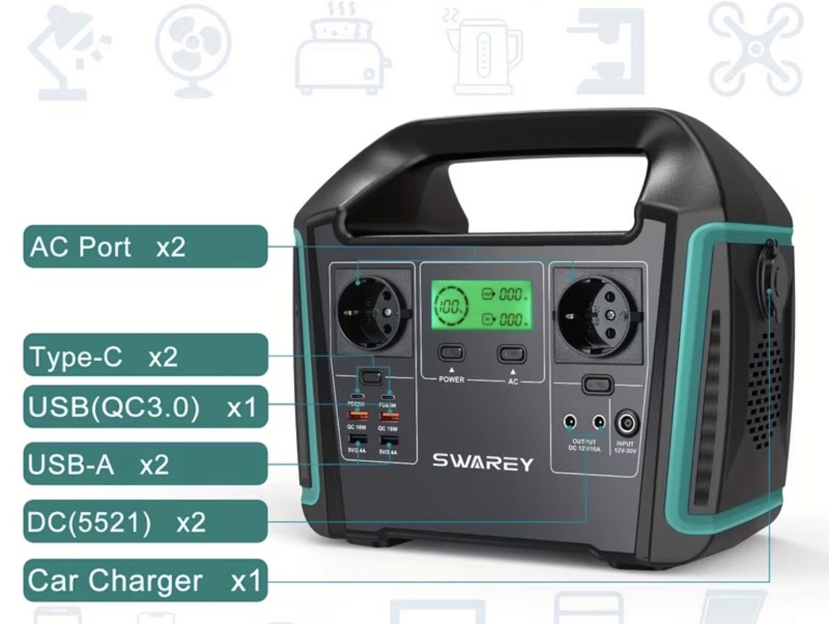 1000W Соларна станция Swarey S1000 - Image 6
