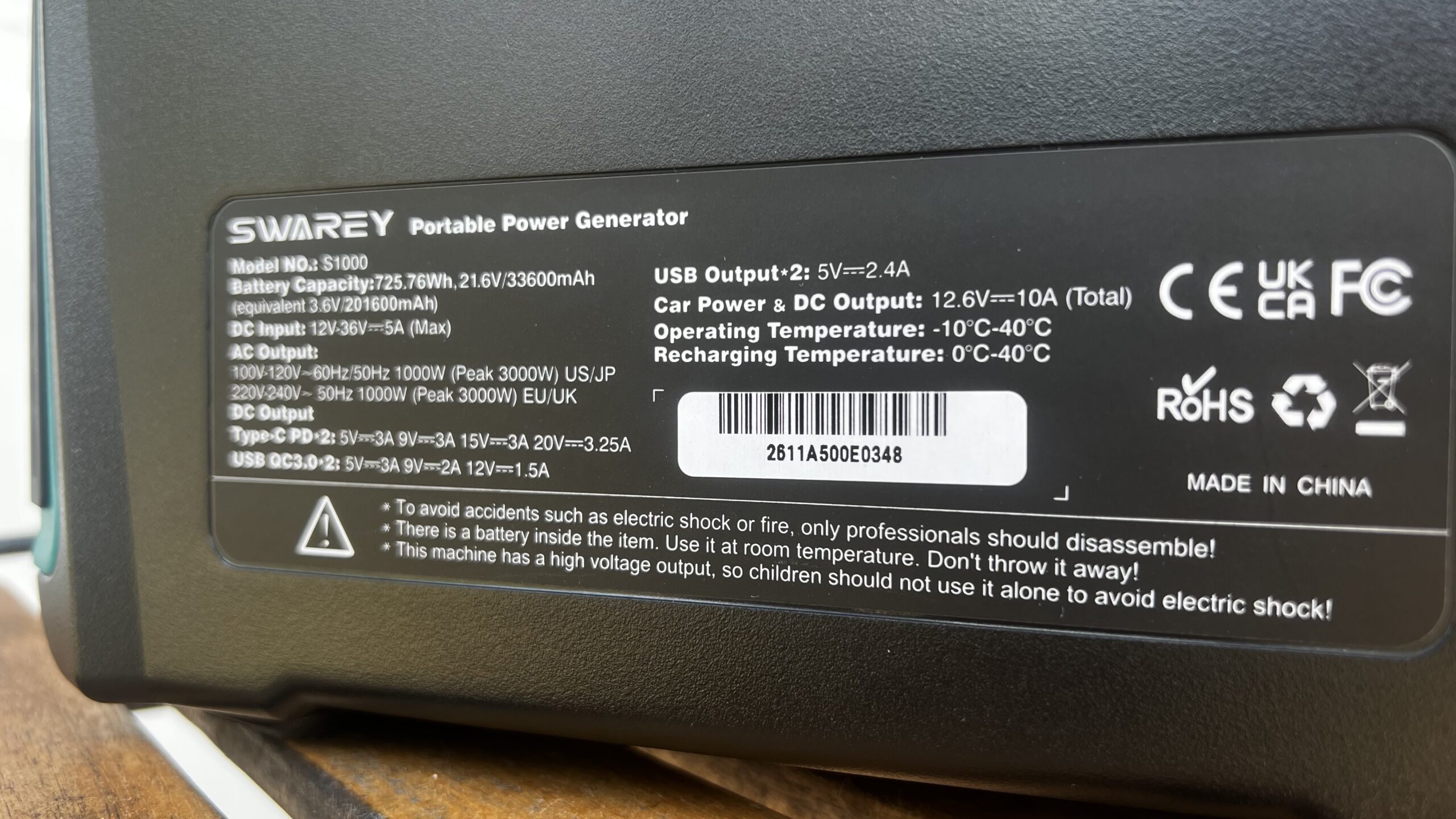 1000W Соларна станция Swarey S1000 - Image 3